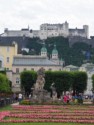 Salzburg Fortress looms above the town